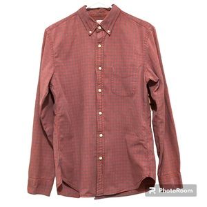 J. Crew Men’s Casual Shirt, Medium Slim, made in Mauritius